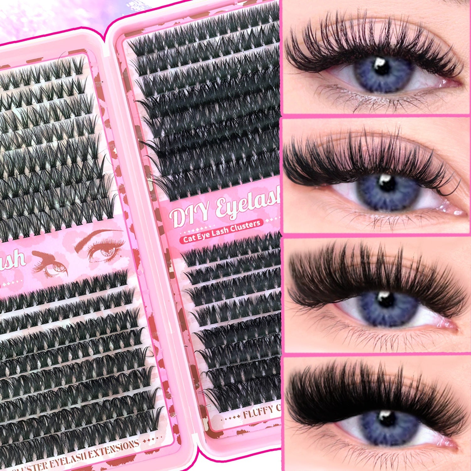Large-capacity Mixed Pack Of 640 Lash Book Pieces