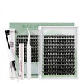 DIY Lash Clusters Kit Voluminous Curved Cross-Border False Eyelashes