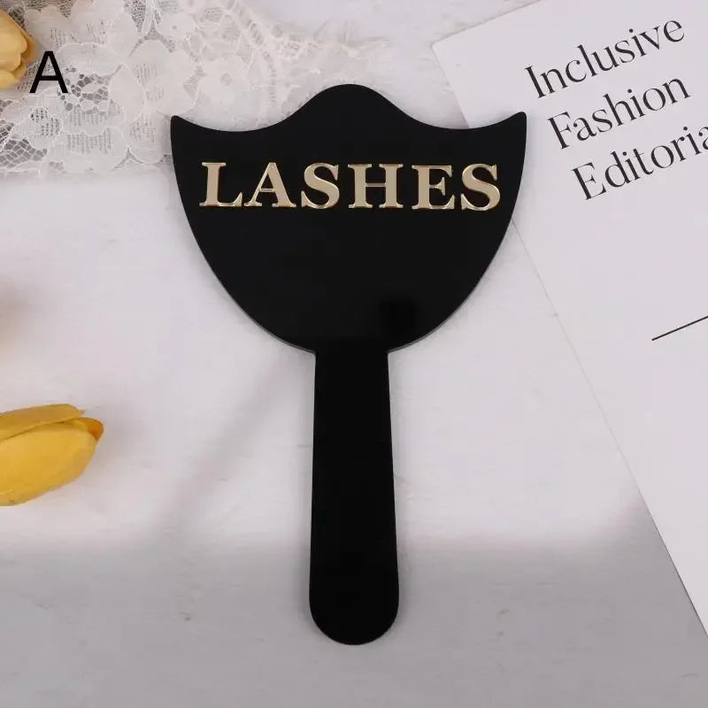 Acrylic  Lash Artist Social Media Face Prop Personalised Aesthetics Sign Lash Sign Salon Decorate Eyelash Technician Photo Prop