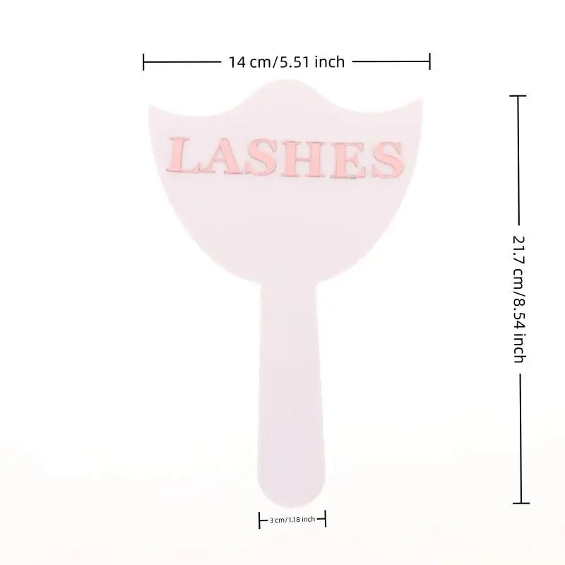 Acrylic  Lash Artist Social Media Face Prop Personalised Aesthetics Sign Lash Sign Salon Decorate Eyelash Technician Photo Prop