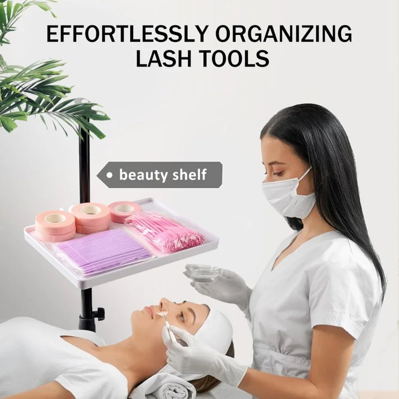 Eyelash Tray Holder Adjustable Plastic Essential Organizer Stand for Lashes Extensions Tools Makeup Organizer Lash Accessories