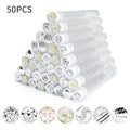 10/50Pcs Disposable Eyelash Brush Reusable Eyelashes Brush Tube Mascara Wands Tubes Dust-proof Lash Spoolies Storage Makeup Tool