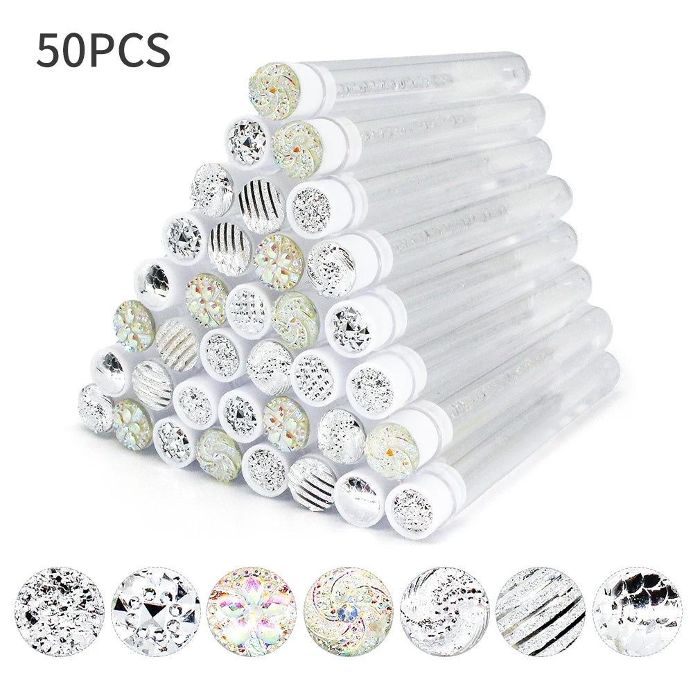 10/50Pcs Disposable Eyelash Brush Reusable Eyelashes Brush Tube Mascara Wands Tubes Dust-proof Lash Spoolies Storage Makeup Tool