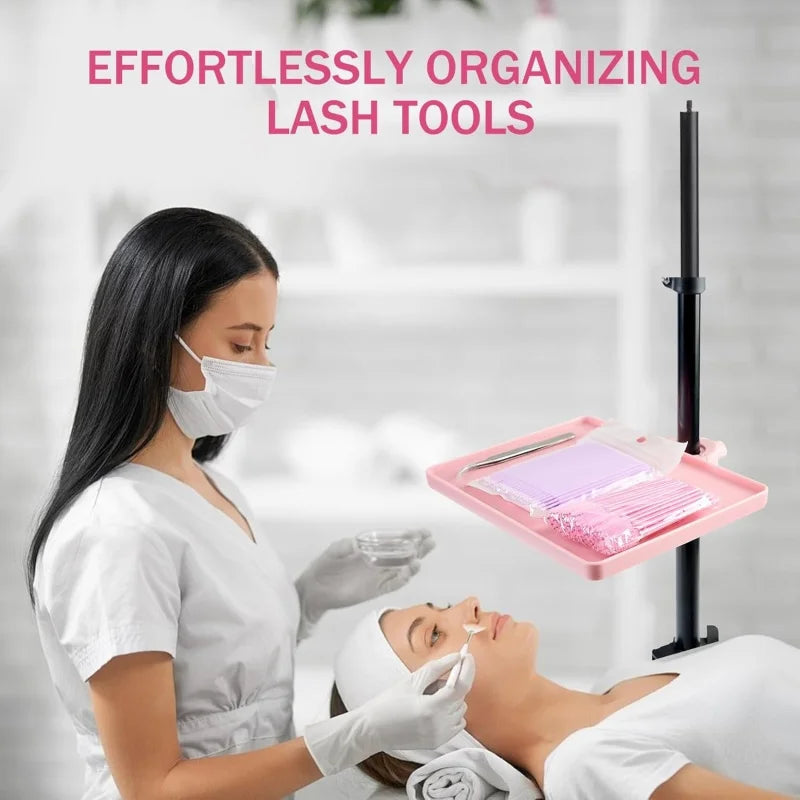 Eyelash Tray Holder Adjustable Plastic Essential Organizer Stand for Lashes Extensions Tools Makeup Organizer Lash Accessories