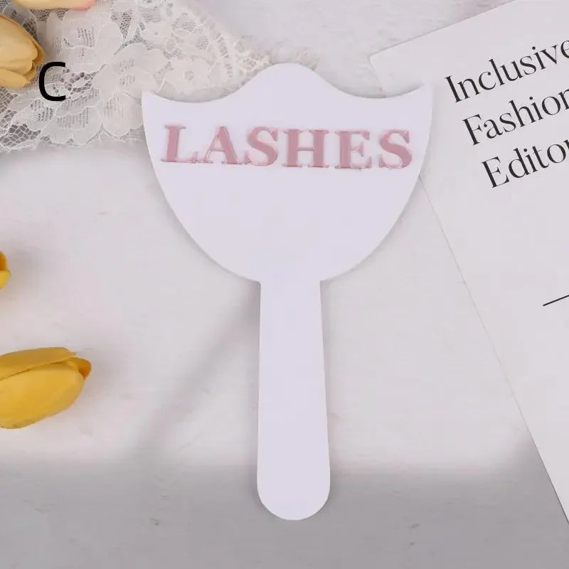 Acrylic  Lash Artist Social Media Face Prop Personalised Aesthetics Sign Lash Sign Salon Decorate Eyelash Technician Photo Prop