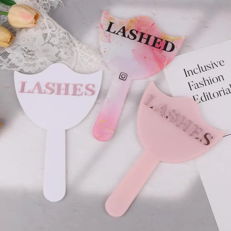 Acrylic  Lash Artist Social Media Face Prop Personalised Aesthetics Sign Lash Sign Salon Decorate Eyelash Technician Photo Prop